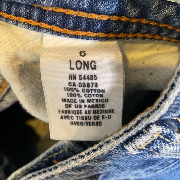 American Eagle Vintage Y2K Sz 6 Long Jeans - Picture 7 of 8